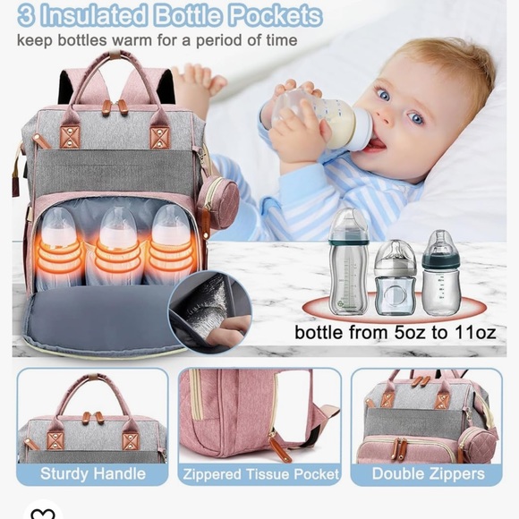 Backpack Diaper Bag - Picture 4 of 6